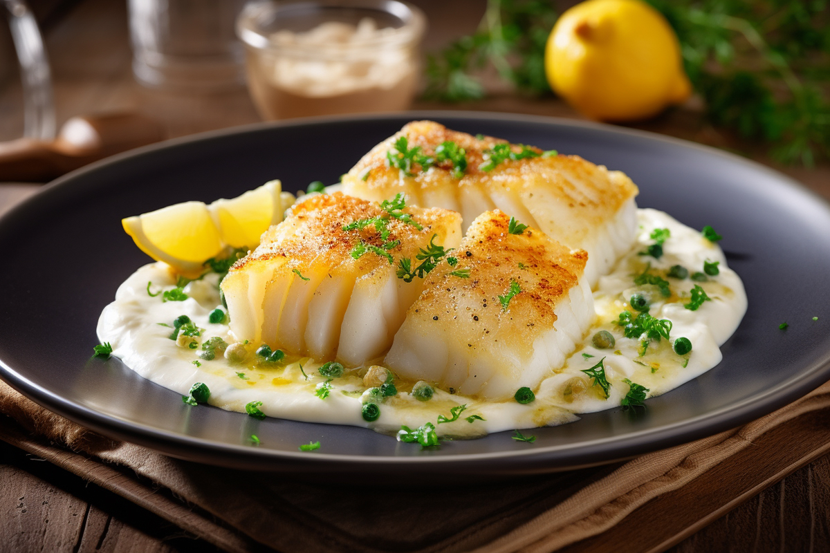 Gebratener Kabeljau mit Zitronen-Butter-Soße - TASTE EXPLORER - Ich ...