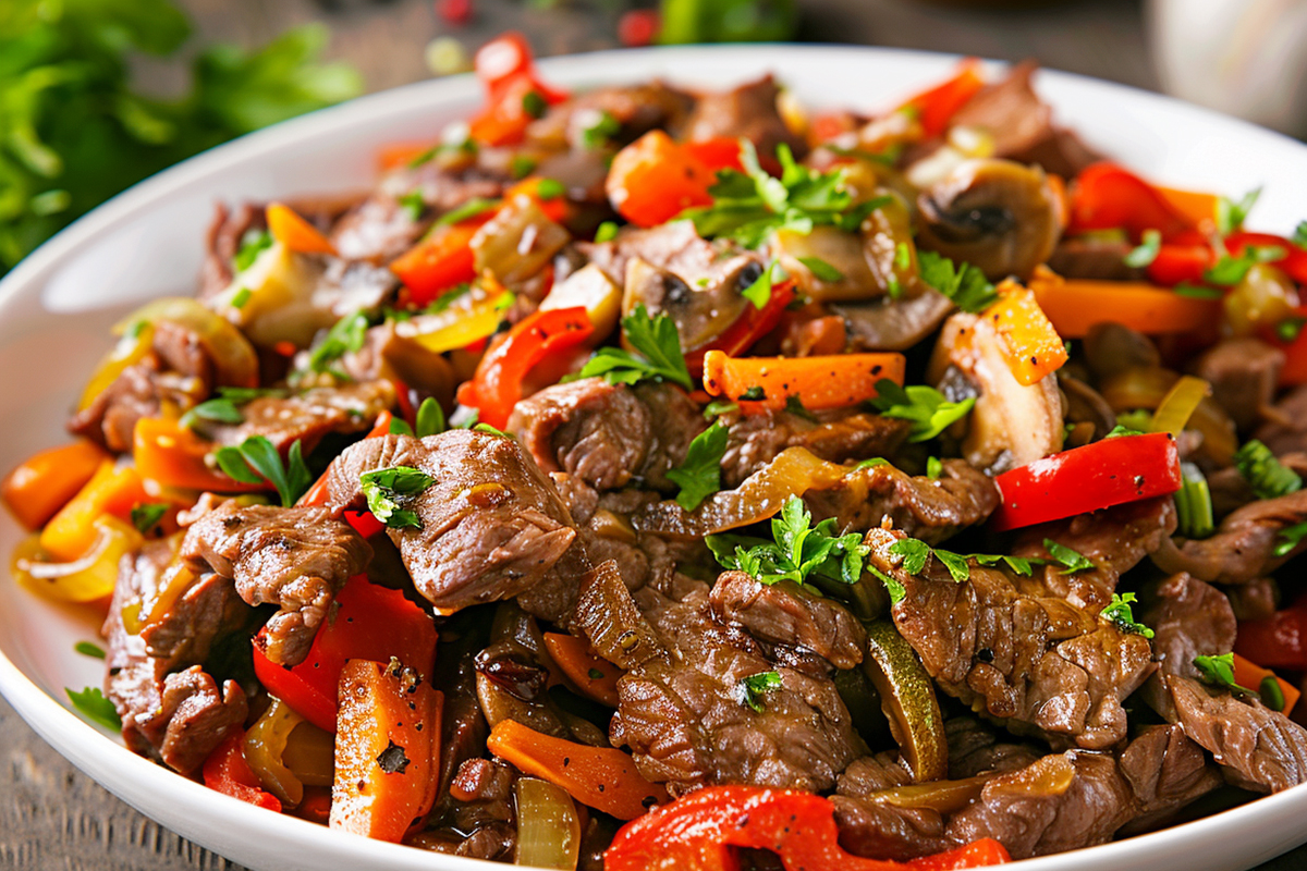 Rindergeschnetzeltes mit Gemüse - TASTE EXPLORER - Ich liebe Essen!