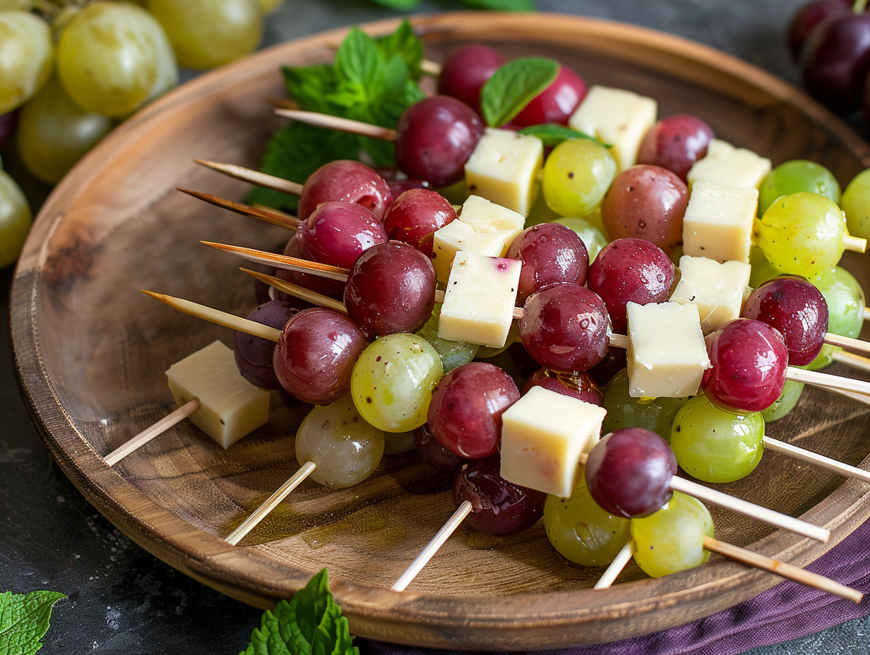 Käse-Trauben-Spieße - TASTE EXPLORER - Ich liebe Essen!