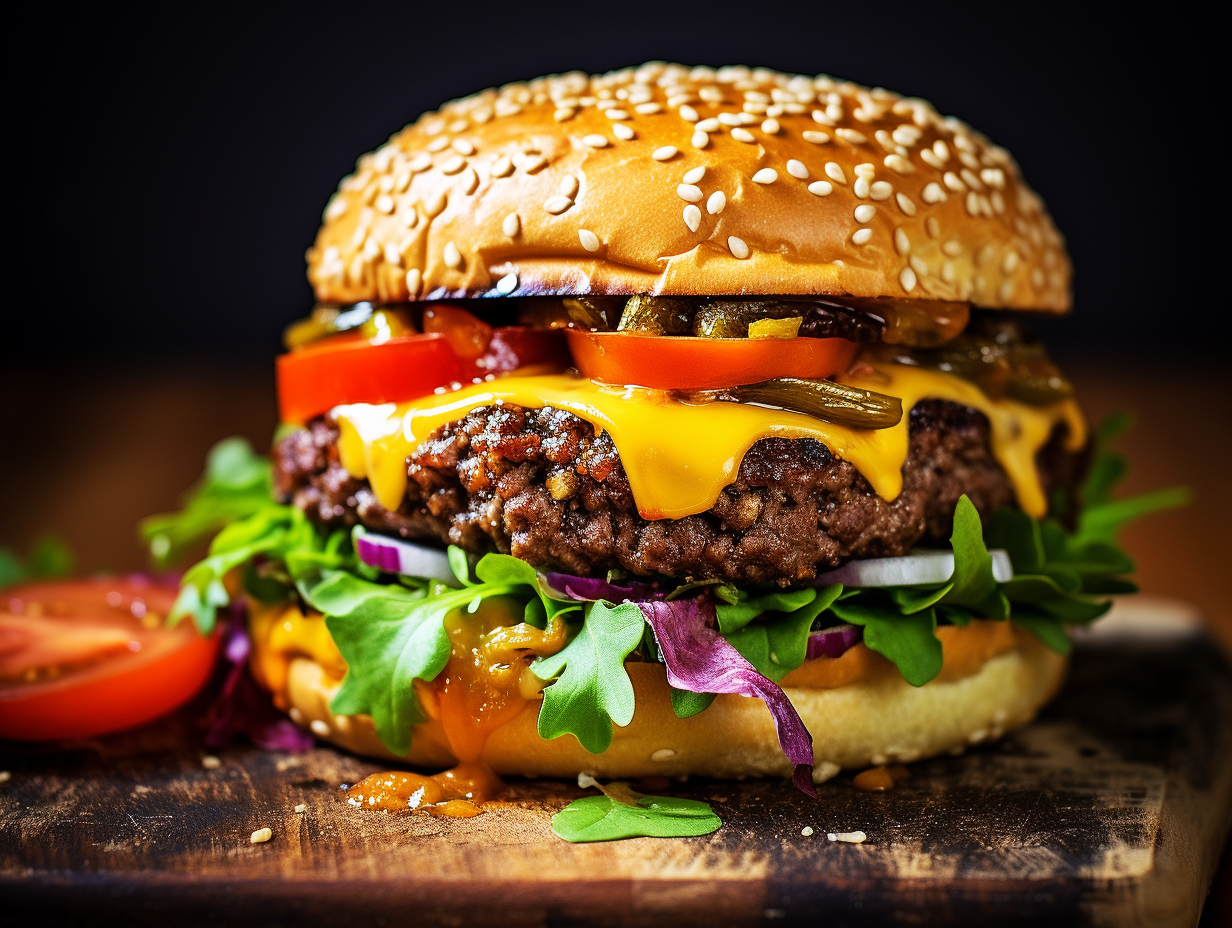 Honig Senf Rindfleisch Burger - TASTE EXPLORER - Ich liebe Essen!